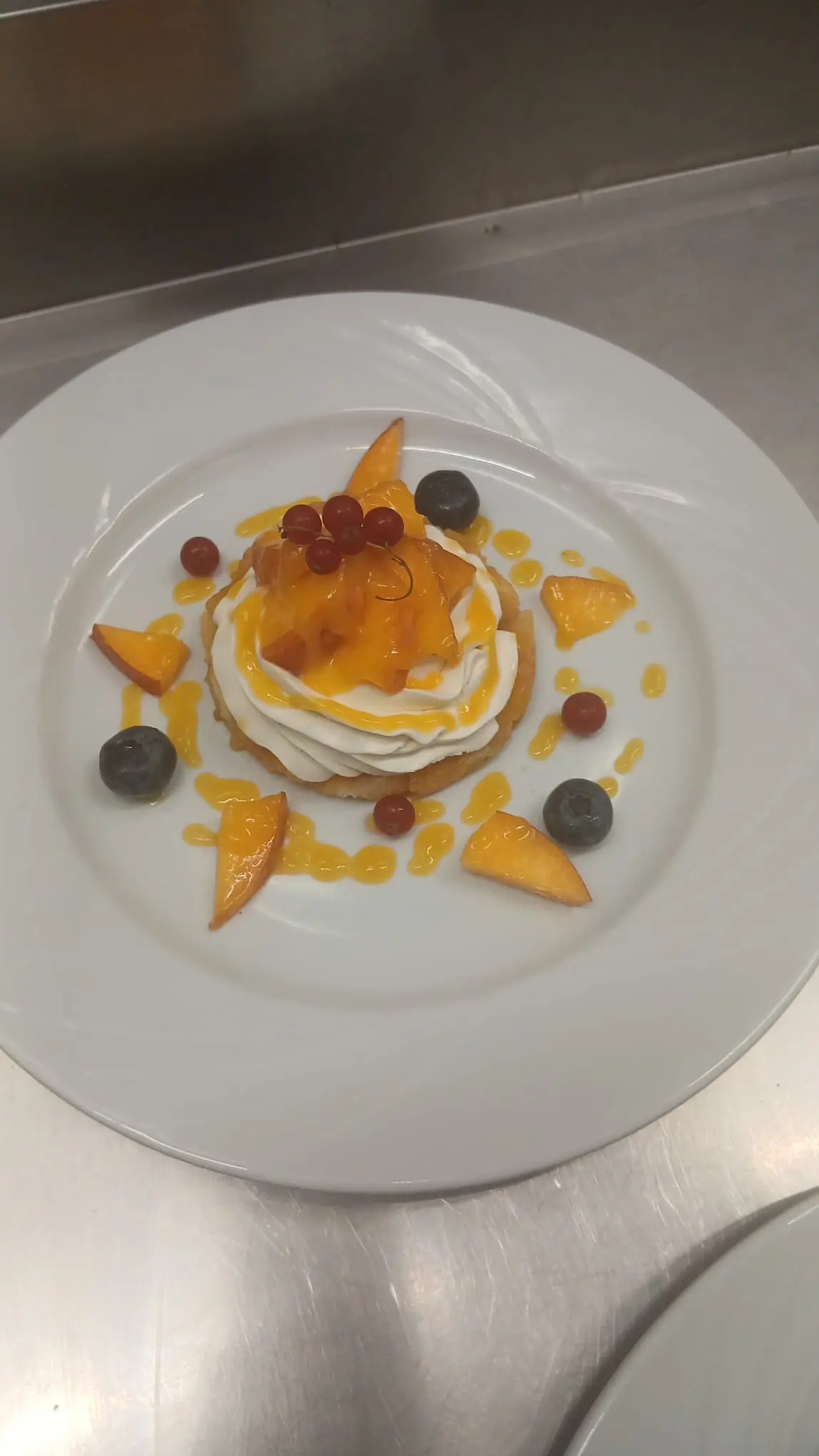 Tartelette aux fruits exotiques, mangue et fruits de la passion